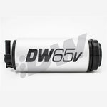 DeatschWerks DW65v 265 LPH compact in-tank fuel pump and VW/Audi 1.8T FWD installation kit components