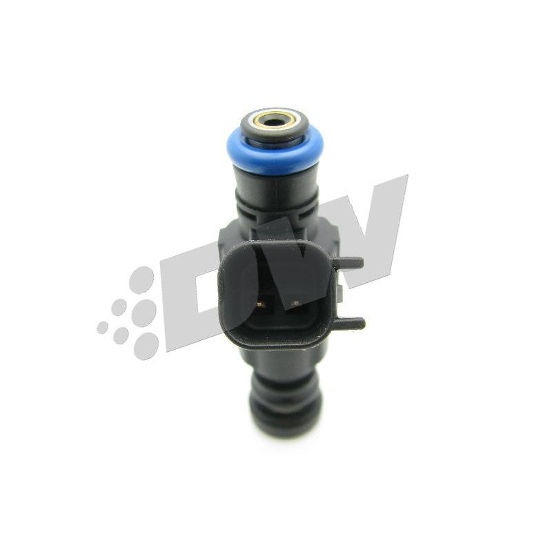 DeatschWerks 42lb fuel injectors with blue o-rings for LS2 and HEMI 5.7L and 6.1L engines.