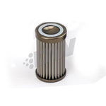 Cylindrical pleated stainless steel 10-micron fuel filter element for 110mm universal housings.