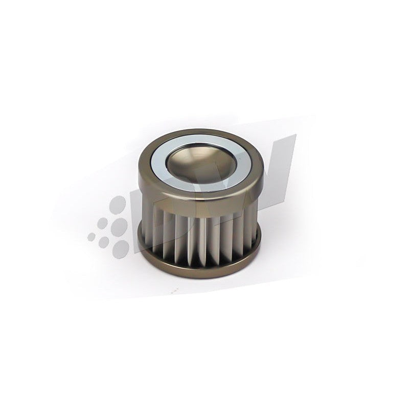 DeatschWerks 100 micron stainless steel replacement fuel filter element for 70mm housings.
