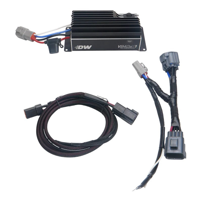 DeatschWerks 4-02-VB40AX1 fuel pump voltage booster and plug-and-play wiring harness for 2010-2025 Ford F-150.