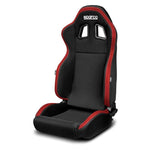 Sparco R100 Street Series Reclining Sport Seat - Black/Red