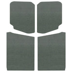 DEI Boom Mat 5-piece gray sound deadening headliner panels for 2019-2024 Jeep Wrangler hardtop.