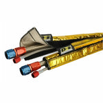 DEI Heat Shroud GOLD 36-inch reflective thermal sleeve with gold polyimide surface and hook-and-loop closure.