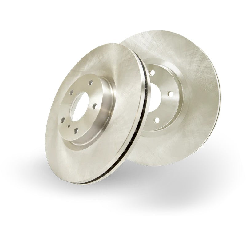 DFC silver cast iron front disc brake rotor for 1984-1985 Nissan 300ZX