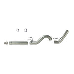 Diamond Eye K5252A 5-inch single aluminized DPF-back exhaust system for 2007-2012 Dodge Ram 2500 and 3500 6.7L Cummins.