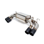 Dinan 16-18 BMW M2 (F87) Free Flow Axleback Exhaust System - Black Tips