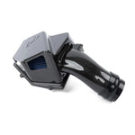 Dinan high-flow carbon fiber cold air intake system with reusable cotton filter for 2016-2026 BMW B58 engines.