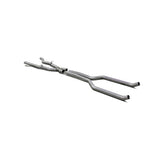 Dinan 3-inch T304 stainless steel middle exhaust with mandrel-bent X-pipe for 2018-2023 BMW M550i xDrive G30