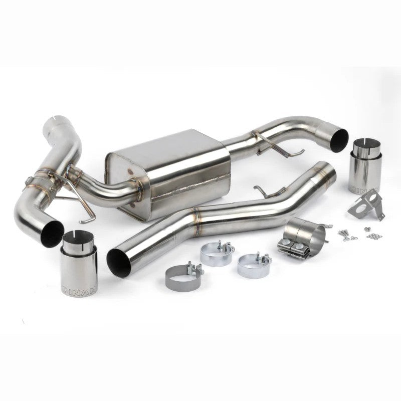 Dinan 19-26 BMW 330i (G20)/21-26 BMW 430i (G22) Valved Axleback Exhaust System - Polished Tips