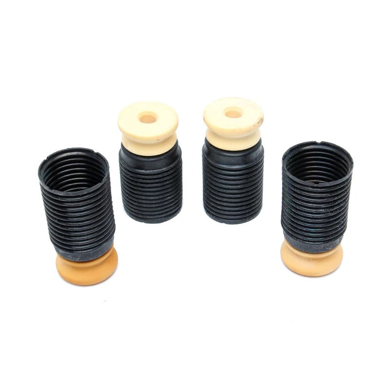 Set of four Dinan progressive rate suspension bump stops for 2018-2026 BMW 2, 3, 4 Series and X3 through X6 models.