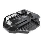 Dinan S58 engine cover in 2x2 gloss and matte carbon fiber for BMW G8x M2, M3, and M4 models.