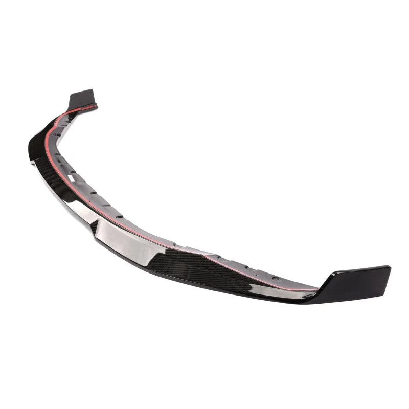 Dinan 2x2 gloss twill dry carbon fiber front lip for 2021-2026 BMW M3 and M4