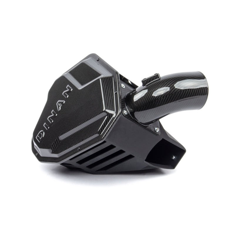 Dinan cold air intake system with enlarged lower air box and high-flow filter for BMW G42 M240i and G20 M340i