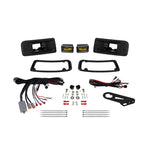 Diode Dynamics Elite Series yellow LED fog light kit with black textured mounting bezels for 2022-2024 Ford Maverick.
