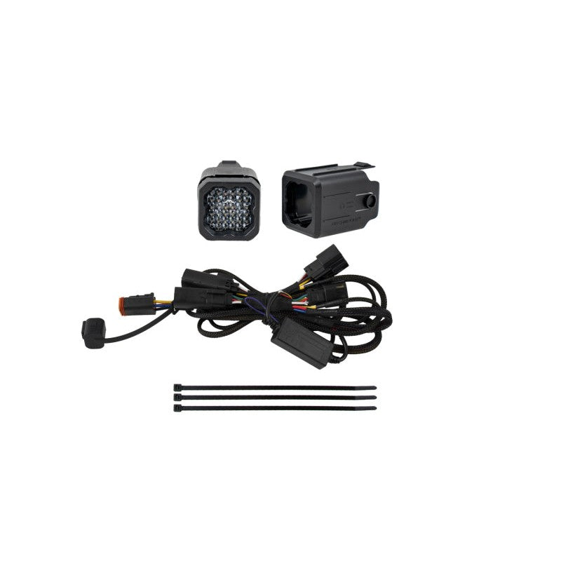 Diode Dynamics Stage Series C1R LED pod mounted in a Chevrolet Colorado trailer hitch receiver
