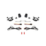 Diode Dynamics SSC1 White SAE LED Fog Light Kit with 3D-printed Type BM mounting brackets and amber backlight.
