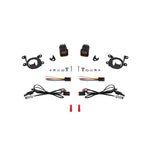 Yellow Diode Dynamics SSC1 Stage Series LED fog light pods with black 3D-printed brackets and plug-and-play wiring adapters.