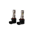 Pair of Diode Dynamics SL2 Pro 9006/9012 LED bulbs featuring integrated cooling fans and white TST LED technology.