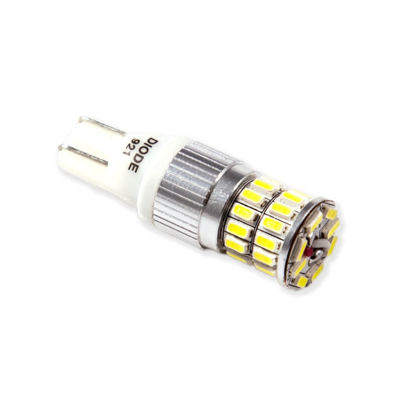 Diode Dynamics HP36 921 LED bulb in cool white featuring molded construction and double terminals.