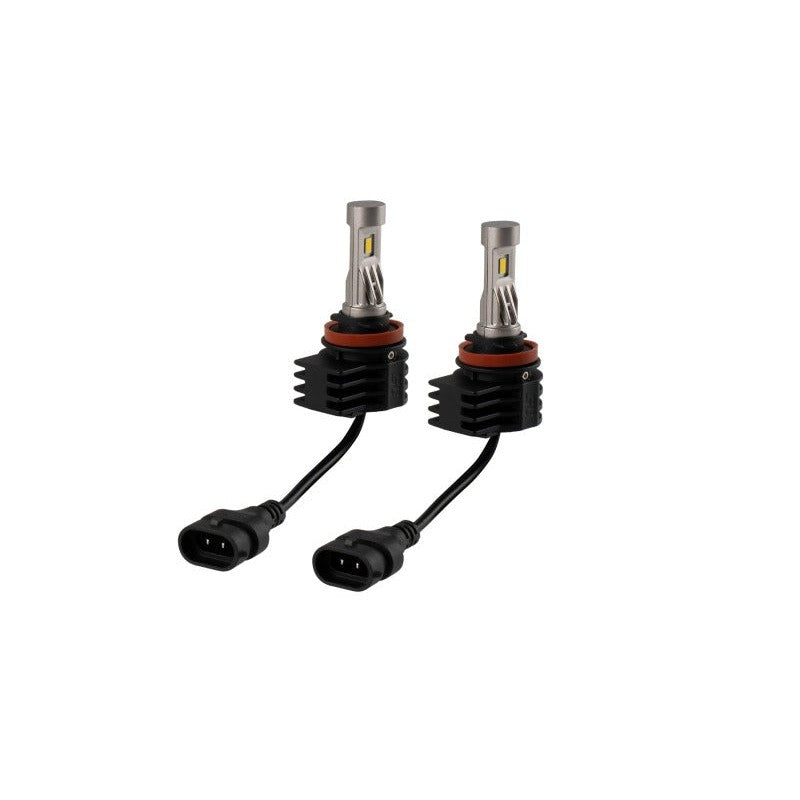 Diode Dynamics SL2 White H11/H8/H9 LED bulbs with copper-core heatsinks and AntiFlicker modules