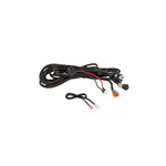 Heavy-duty 14AWG wiring harness with 4-pin Deutsch DT connector, waterproof fuse, and 60A relay for LED light pods.