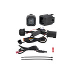 Diode Dynamics C1R LED pod reverse light kit mounted in a 2-inch vehicle trailer hitch receiver.