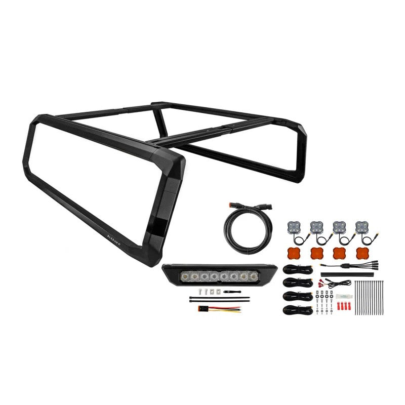 Diode Dynamics IBEX A1 Short Bed Rack with Integrated Lighting for Select Chevy/GMC/Toyota 2004-2025