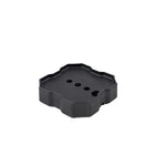 Black polyurethane overmolded magnetic mount adapter for Diode Dynamics Stage Series Rock Lights.