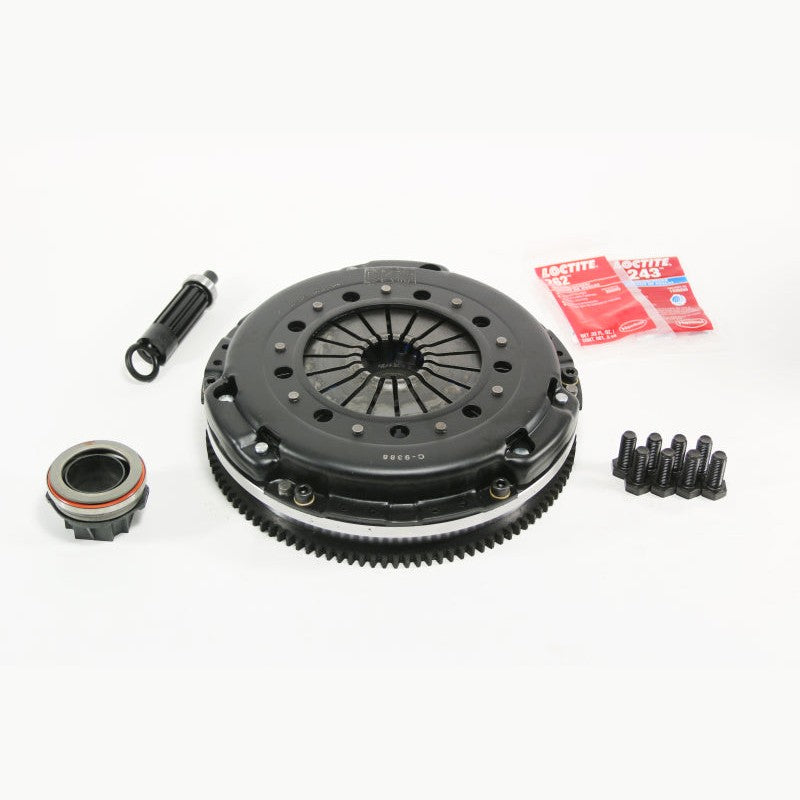 DKM MA Series clutch pressure plate, friction disc, and flywheel assembly for BMW 5-speed manual transmissions