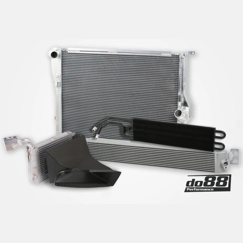 do88 BigPack aluminum radiator and DKG transmission cooler kit for BMW E92 M3