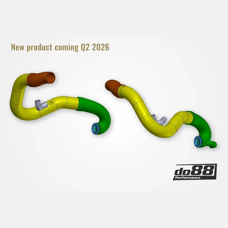 do88 high-flow turbo inlet hoses for 2016-2019 Porsche 911 Carrera 991.2 with factory OE turbos