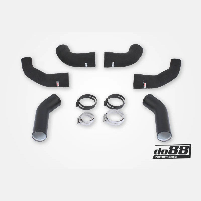 do88 intercooler pipe kit with silicone hoses and hardware for 2019-2025 Porsche 911 (992) with OEM intercoolers.