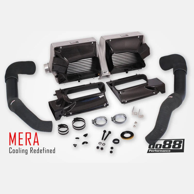 do88 BigPack Intercooler Kit with upgraded cores and silicone hoses for Porsche 911 Turbo 992.1