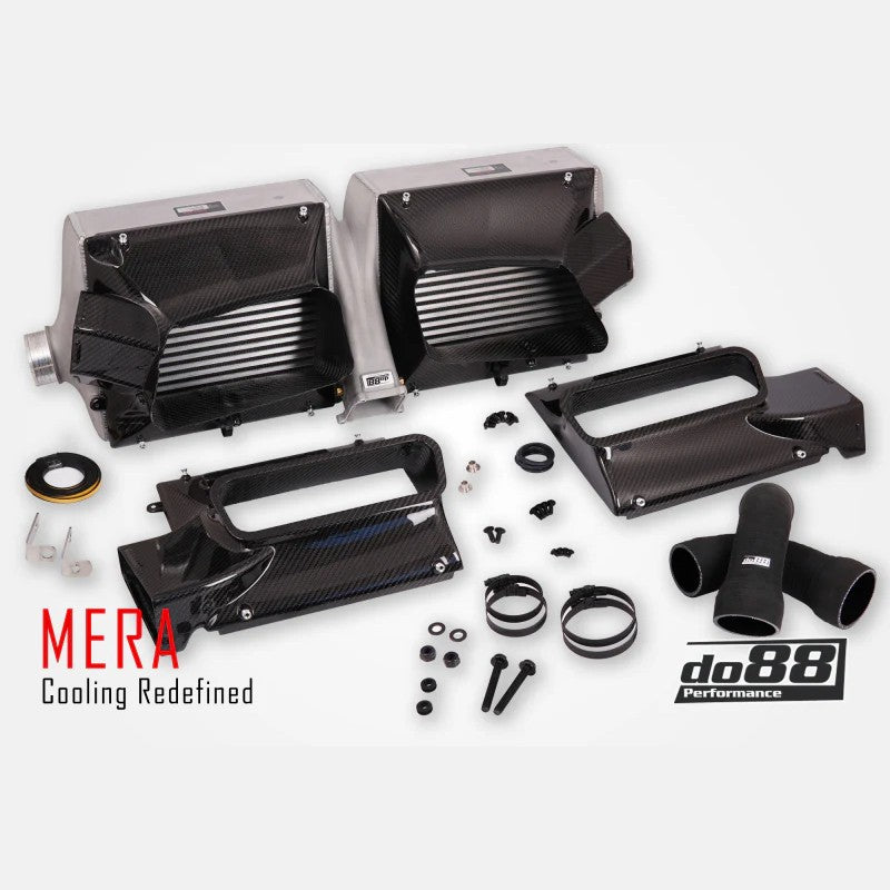 do88 MERA performance intercooler kit with high-efficiency cores for Porsche 911 992.1 Turbo S