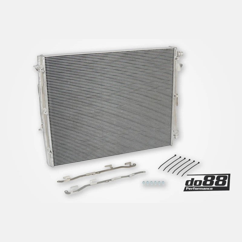 do88 aluminum high-performance intercooler heat exchanger radiator for BMW G-Series and Toyota GR Supra MK5