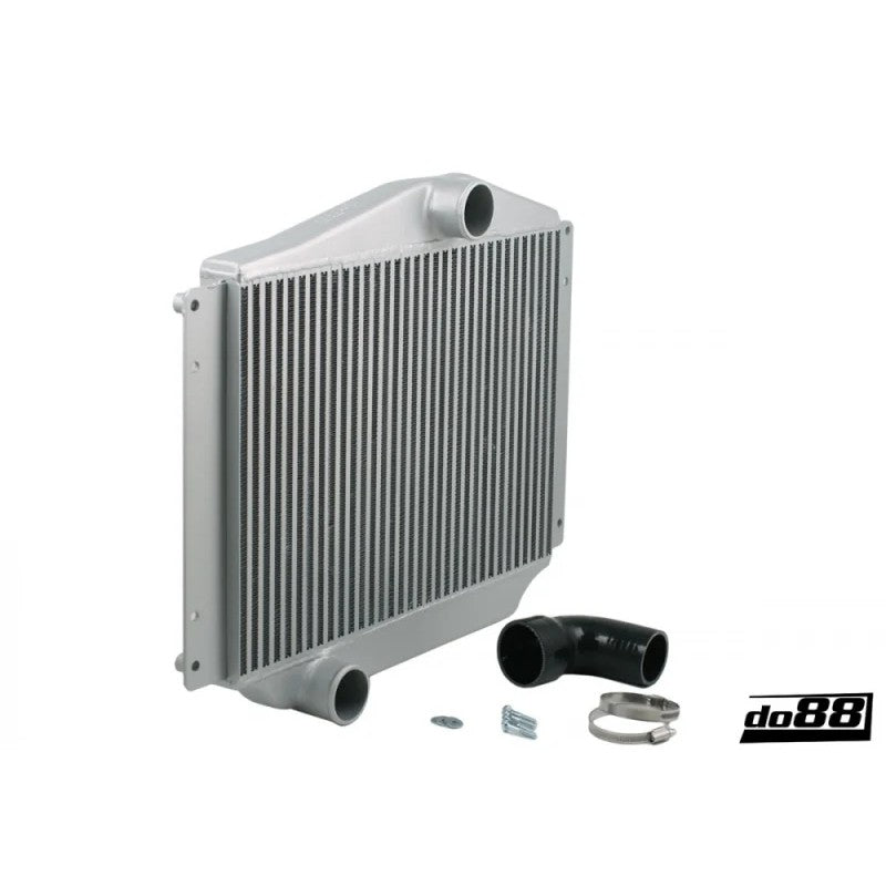 do88 all-aluminum performance intercooler for 1994-2000 Volvo 850 and X70 Turbo models with OEM hose connections