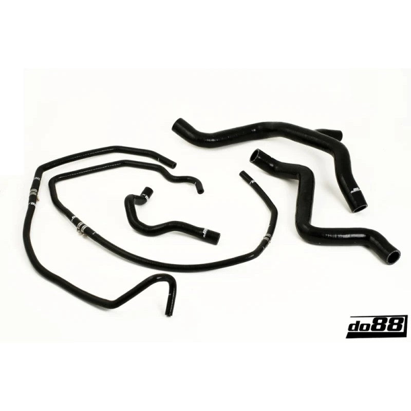 do88 black coolant hose kit for 2004-2013 Volvo C30, C70, S40, and V50 Turbo models