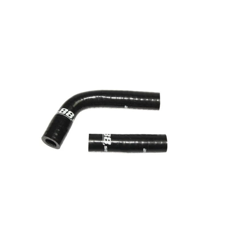 Black reinforced silicone turbo cooling hose kit by do88 for Volvo applications