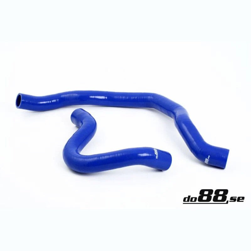 Set of blue reinforced silicone cooling system hoses for 2002-2008 Volvo S60 and V70 models