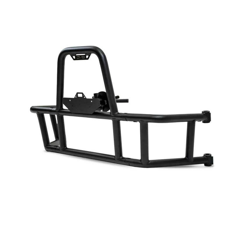 DV8 TCJK-14 micro-texture black powder coated steel body mounted tire carrier for 2007-2018 Jeep Wrangler JK