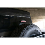 DV8 Offroad micro-texture black powder coated 4mm steel 3rd brake light extension bracket for 2021-2026 Ford Bronco.