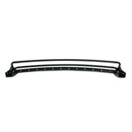 Black micro-texture powder coated steel curved light bar bracket for 2021-2026 Ford Bronco windshield mounting