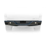 DV8 Offroad RBTT2-02 textured black steel rear bumper with winch mount and LED lights for 2007-2013 Toyota Tundra.