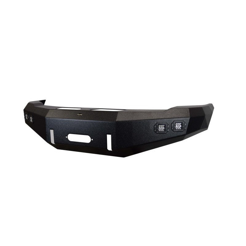 DV8 Offroad FBDR2-02 textured black steel front winch bumper for 2010-2018 Dodge Ram 2500 and 3500