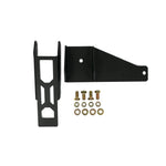 DV8 Offroad black micro-texture powder coated steel adjustable driver side dead pedal for Jeep Wrangler and Gladiator.