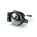 DV8 Offroad replacement LED fog lights for Jeep Wrangler JL and Gladiator JT with factory-style plug-and-play connectors.