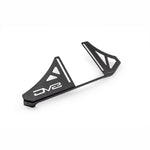 DV8 Offroad textured black steel adaptive cruise control relocation bracket for Ford Super Duty