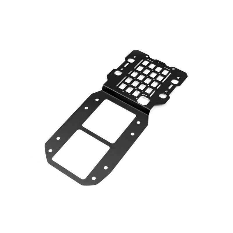 DV8 Offroad black micro-texture powder coated tailgate reinforcement Molle panel for Jeep Wrangler JL