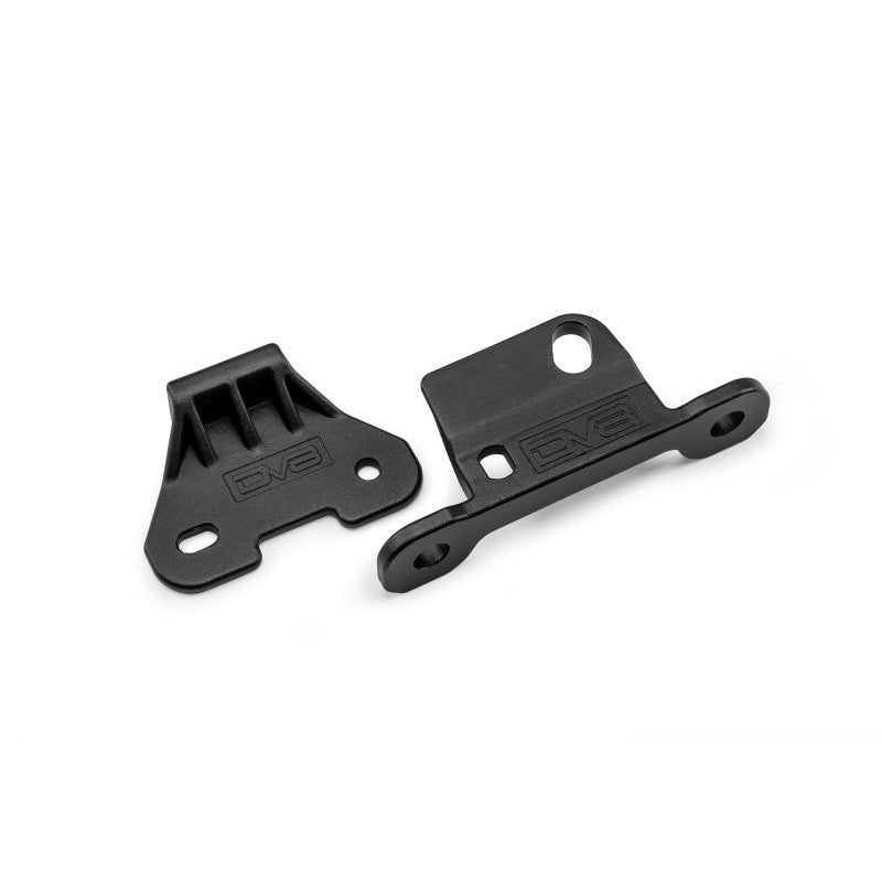 DV8 Offroad HTJL-BR black steel hardtop mounting conversion brackets and hardware kit for Jeep Wrangler JL.